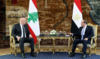 Lebanese and Egyptian presidents discuss regional challenges